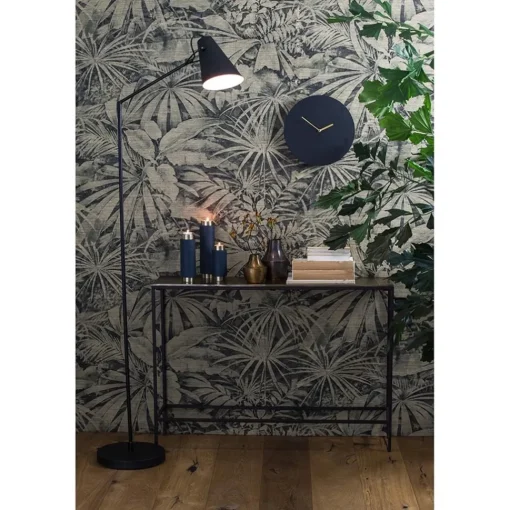 Straluma Light and Living vloerlamp Barre zwart met goud verstelbaar> Vloerlampen|Leeslampen