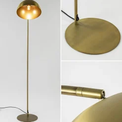 Straluma Light and Living vloerlamp Mette antiek brass></noscript> Vloerlampen|Light and Living