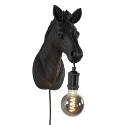 Straluma Light and Living wandlamp Zebra mat zwart> Wandlampen|Light and Living