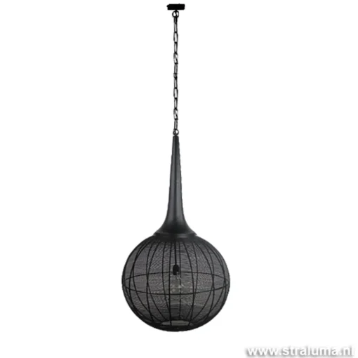 Straluma Light Living hanglamp Adrienne XL zwart> Videverlichting|Light and Living