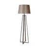 Straluma Luxe Staande lamp bruin met kap> Woonkamerlampen|Slaapkamerlampen