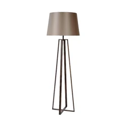 Straluma Luxe Staande lamp bruin met kap> Woonkamerlampen|Slaapkamerlampen