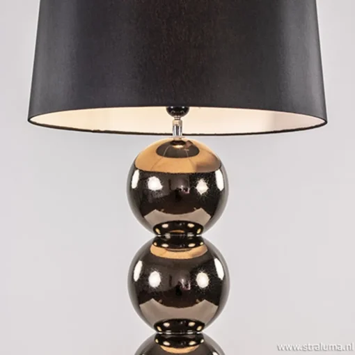 Straluma Luxe tafellamp bol brons exclusief kap> Schemerlampen|Slaapkamerlampen