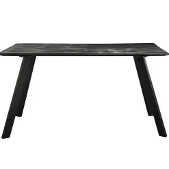 Straluma Mango houten eettafel 140x80 cm zwart> Eettafels