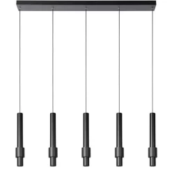 Straluma Mat zwarte design hanglamp inclusief LED> Hanglampen|Eettafellampen