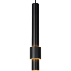 Straluma Mat zwarte design hanglamp inclusief LED></noscript> Hanglampen|Eettafellampen