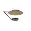 Straluma Mat zwarte LED plafondlamp met goud> Plafondlampen|Woonkamerlampen