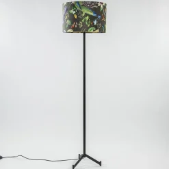 Straluma Mat zwarte vloerlamp Dennis Light & Living></noscript> Vloerlampen|Lampenvoeten