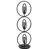 Straluma Mat zwarte vloerlamp rings> Vloerlampen|Industriële Verlichting