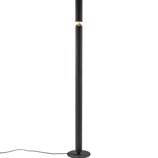 Straluma Mat zwarte vloerlamp up+down> Design Verlichting