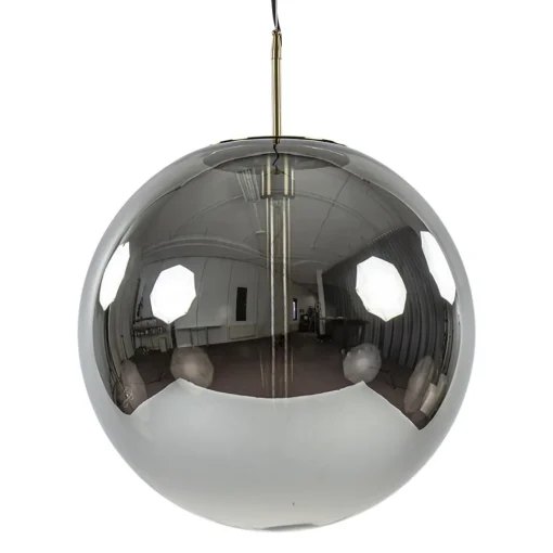 Straluma Medina hanglamp bol XL smoke glas met brons> Light and Living|Eetkamerverlichting