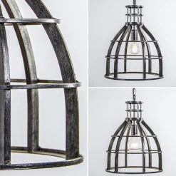 Straluma Metalen eettafel hanglamp 2-lichts kooi></noscript> Eettafellampen|Pendel Lampen