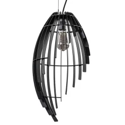 Straluma Metalen hanglamp mat zwart metaal> Eettafellampen|Eetkamerverlichting