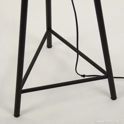 Straluma Metalen kooi vloerlamp oud-brons L&L></noscript> Kooilampen|Light and Living
