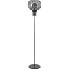 Straluma Modern landelijke vloerlamp mat zwart met draadkap> Draadlampen|Woonkamerlampen