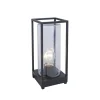 Straluma Moderne buitenlamp tafel zwart aluminium met helder glas> Buitenlampen