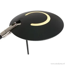 Straluma Moderne bureaulamp zwart met dimbaar LED></noscript> Tafellampen|Bureaulampen