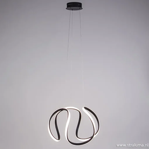 Straluma Moderne design hanglamp LED zwart> Hanglampen|Eettafellampen