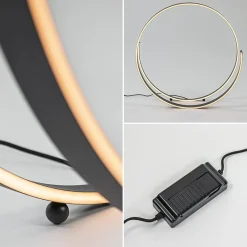 Straluma Moderne design vloerlamp LED dimbaar zwart></noscript> Vloerlampen|LED Vloerlampen