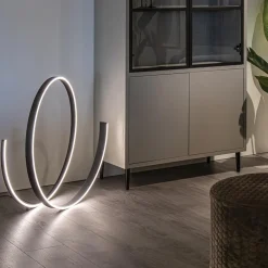 Straluma Moderne design vloerlamp LED dimbaar zwart></noscript> Vloerlampen|LED Vloerlampen