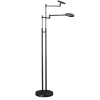 Straluma Moderne dubbele LED leeslamp antraciet> Vloerlampen|Leeslampen