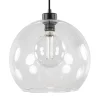 Straluma Moderne hanglamp met helder glas 30 cm> Keukenverlichting|Halverlichting