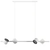 Straluma Moderne hanglamp wit met verstelbare LED spots> Hanglampen|Eettafellampen
