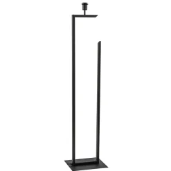 Straluma Moderne lampvoet/vloerlamp zwart excl. kap> Vloerlampen|Lampenvoeten