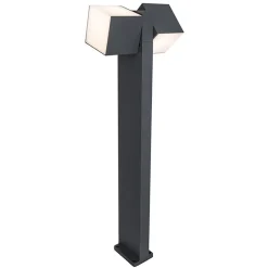 Straluma Moderne LED buitenlamp dubbele kubus op paal IP54> Buitenlampen