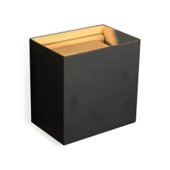 Straluma Moderne LED buitenlamp rechthoekig zwart IP65> Wandlampen|Buitenlampen