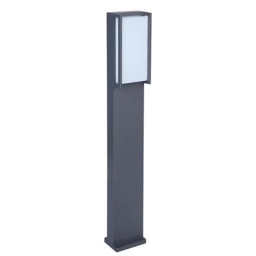 Straluma Moderne LED buitenpaal grijs rechthoek IP54> Buitenlampen