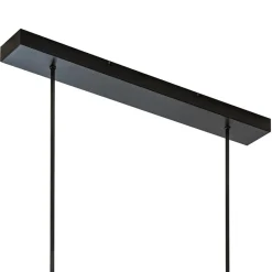 Straluma Moderne LED design hanglamp balk 200 cm zwart></noscript> Hanglampen|Eettafellampen