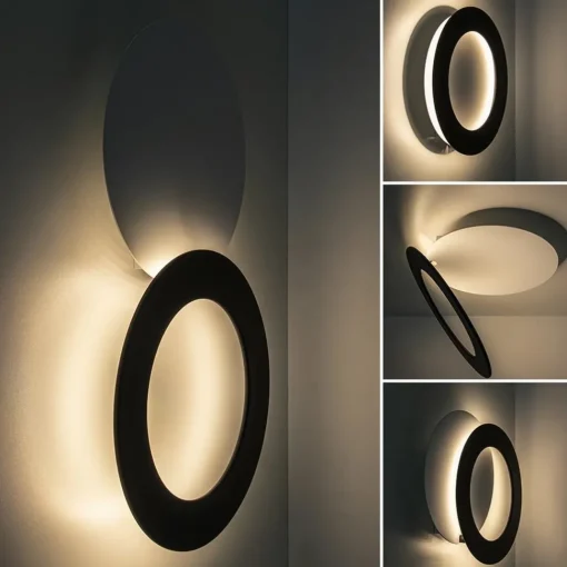 Straluma Moderne LED design lamp wit zwart verstelbaar> Plafondlampen|Wandlampen