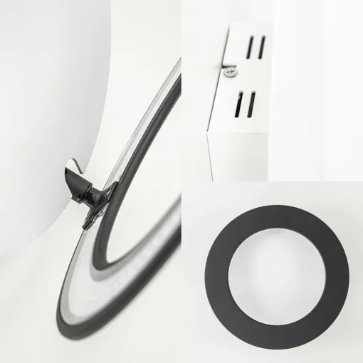 Straluma Moderne LED design lamp wit zwart verstelbaar> Plafondlampen|Wandlampen