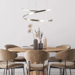 Straluma Moderne LED hanglamp rond met dim to warm functie></noscript> Hanglampen|Eettafellampen