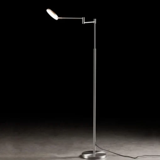 Straluma Moderne LED leeslamp vloerlamp aluminium mat> Vloerlampen|Leeslampen