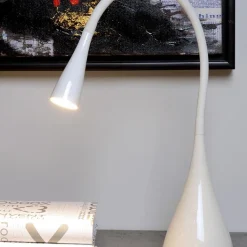 Straluma Moderne LED leeslamp wit verstelbaar></noscript> Tafellampen|Bureaulampen