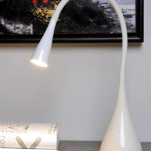 Straluma Moderne LED leeslamp wit verstelbaar> Tafellampen|Bureaulampen