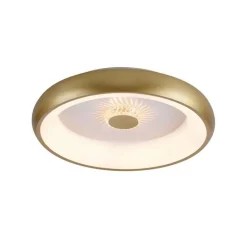 Straluma Moderne LED plafondlamp mat goud met remote dimbaar> Plafondlampen|Wandlampen