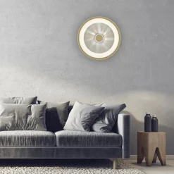 Straluma Moderne LED plafondlamp mat goud met remote dimbaar></noscript> Plafondlampen|Wandlampen