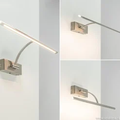 Straluma Moderne LED schilderijverlichting nikkel dimbaar><noscript><img width=