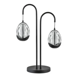 Straluma Moderne LED tafellamp egg glas met zwart> Tafellampen|LED Tafellampen