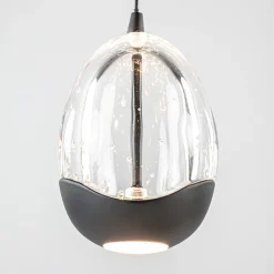 Straluma Moderne LED tafellamp egg glas met zwart></noscript> Tafellampen|LED Tafellampen