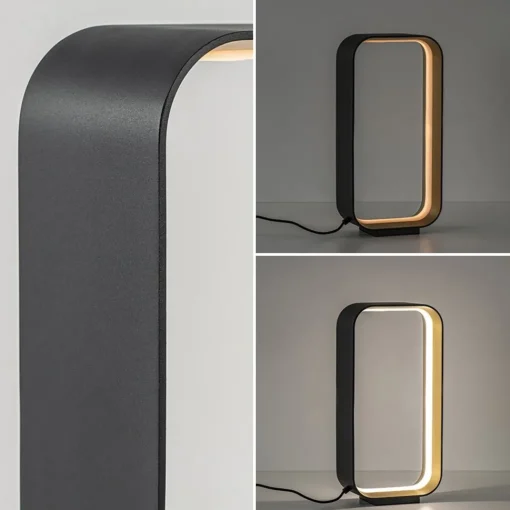 Straluma Moderne LED tafellamp zwart/goud klein> Tafellampen|LED Tafellampen