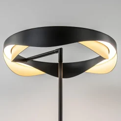 Straluma Moderne LED tafellamp zwart met goud dimbaar></noscript> Tafellampen|LED Tafellampen