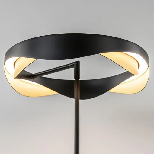 Straluma Moderne LED tafellamp zwart met goud dimbaar> Tafellampen|LED Tafellampen