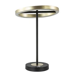Straluma Moderne LED tafellamp zwart/goud dimbaar> Tafellampen|LED Tafellampen
