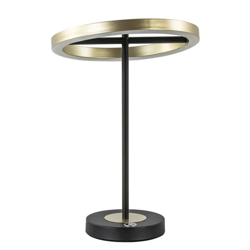 Straluma Moderne LED tafellamp zwart/goud dimbaar> Tafellampen|LED Tafellampen