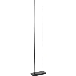 Straluma Moderne LED vloerlamp dimbaar mat zwart> Vloerlampen|LED Vloerlampen