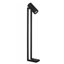 Straluma Moderne LED vloerlamp mat zwart met kantelbare spot> Vloerlampen|LED Vloerlampen